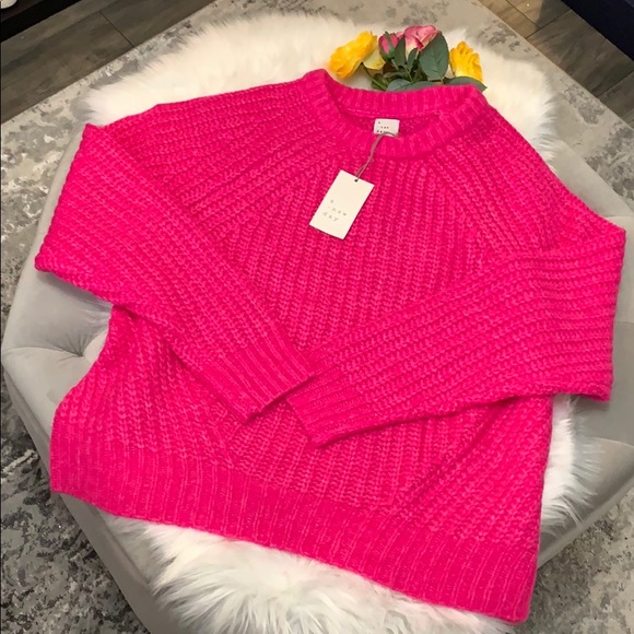 NEW! Pink Knit Sweater - Picture 2 of 4